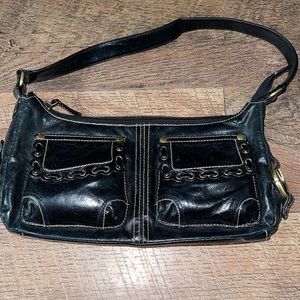 Black 💯leather purse